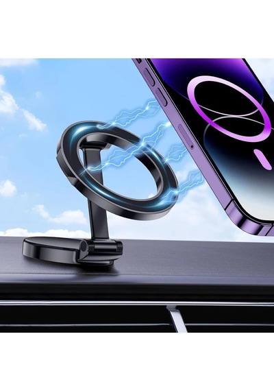 Manyetik Araç İçi Telefon Tutucu Güçlü Mıknatıslar Titreşime Dayanıklı Magsafe İle Uyumlu Telefon Tutucu Araç İçi Telefon Tutucu Kompakt İphone 11-15 Pro Max 2 Mixed