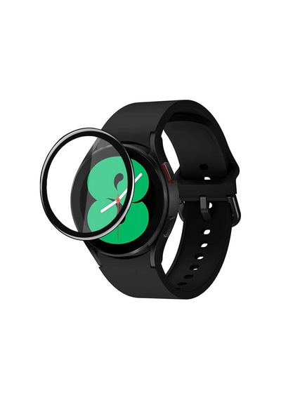 Galaxy Uyumlu Watch 4 44mm Mkst Pmma Pet Saat Ekran Koruyucu - Siyah