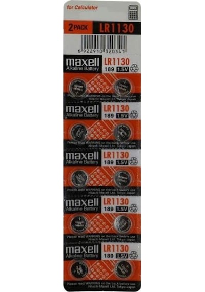 MAXELL LR1130 ALKALİN PİL 10'LU