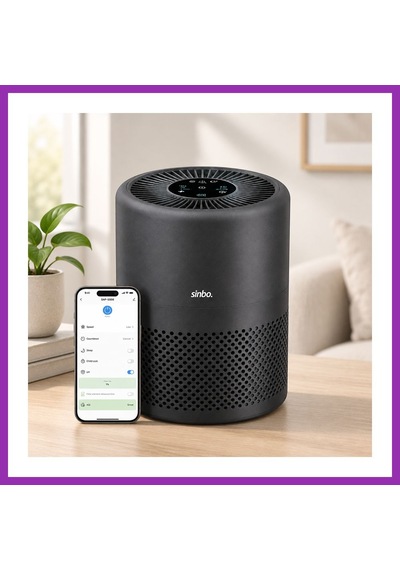 Bezos Hava Temizleyici - 3 Kademe Filtre, Uv, Wi-fi Bty