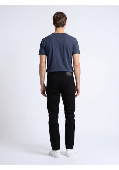 LTB Renar L Tapered Slim Orta Bel Siyah Jean Pantolon