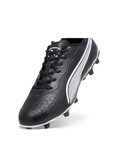 Puma King Match Fg/ag Erkek Futbol Krampon Siyah/beyaz