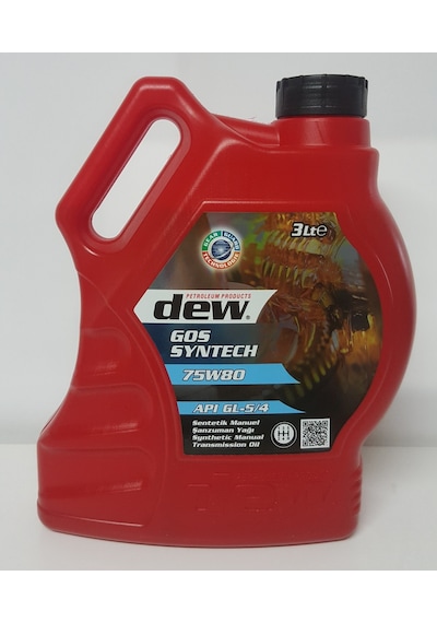 Dew Gos Syntech 75W-80 GL-5 Şanzıman Yağı 3 L