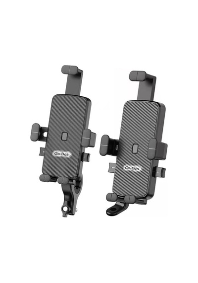 Go Des GD-HD905 Sarsıntı Önleyici 360 Derece Ayarlanabilir Bisiklet ve Motosiklet Telefon Tutucu GODES-TA84065