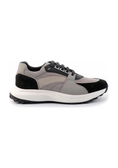 Bambi Siyah Leather Erkek Sneaker E01901289102 Siyah