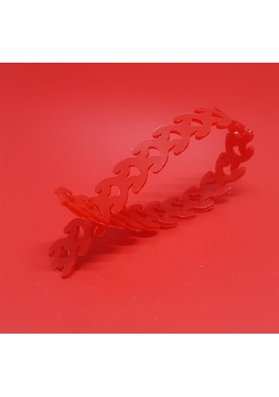 Kablo Bağı Özel Esnek Plastik Kelepçe 10x300 Mm 50 Adet Kırmızı