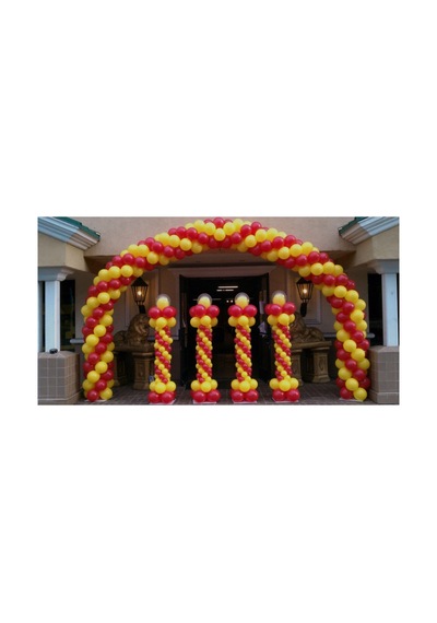 100 Adet Galatasaray Temalı Balon Ve 5 Metre Balon Zinciri Mix