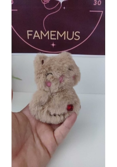 Sevimli Peluş Ayıcık Anahtarlık Boyut 13 Cm