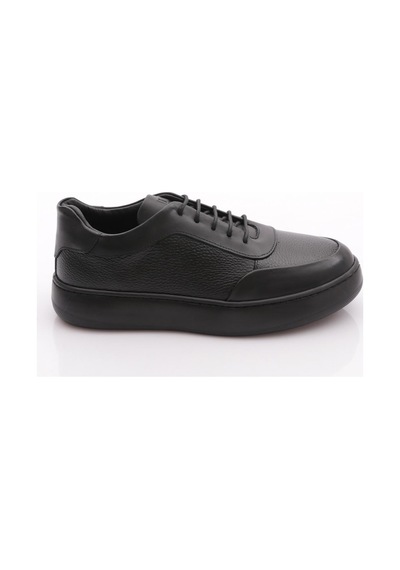 Dgn 203 Erkek Sneaker Ayakkabi Siyah Floater Siyah
