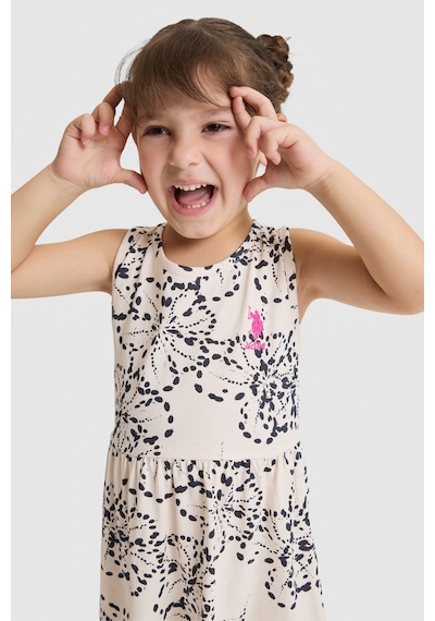 U.s. Polo Assn. Kız Çocuk Bej Pijama Takım 50327334-vr011