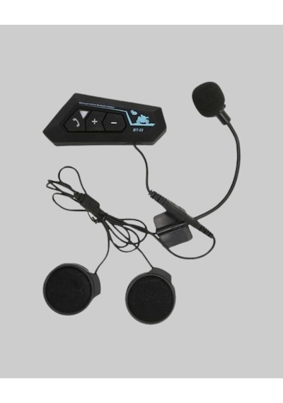 Bt22 Kask İçi Bluetooth Kulaklık Hızlı Eşleşme Ve Gürültü Önleyici Mikrofon