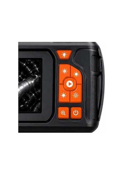 Ekranlı Tek Kameralı 30 Mt Sert Kablo Yılan Endoskop Kamera 8 Mm 4.3 Inc