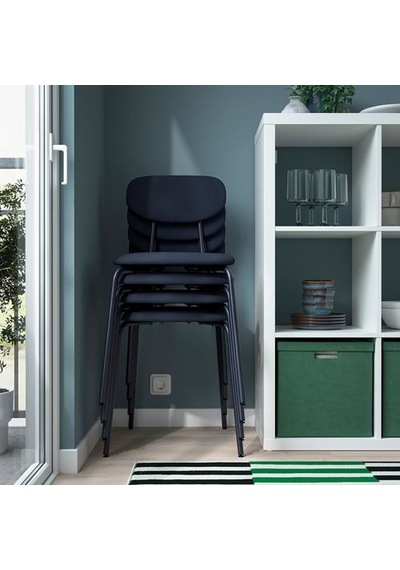 Ikea Sandsberg Döşemeli Sandalye, Koyu Mavi-remmarn Koyu Mavi