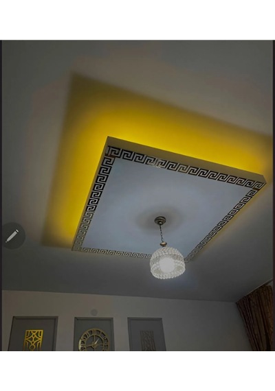 Labirent Bordür Aynalı Gold Pleksi 30'lu 9x9 Cm
