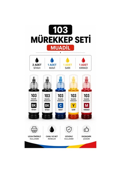 Epson 103 Muadil Mürekkep Seti Diğer