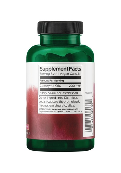 Swanson Nutrition Coq10 200 Mg 90 An Kapsül Gıda Takviye