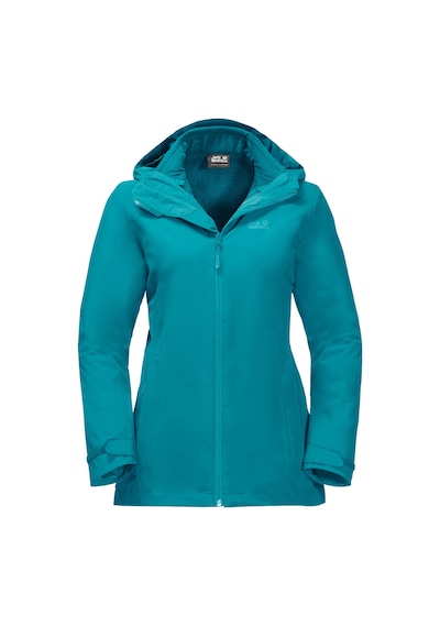 Jack Wolfskin Norrland 3ın1 W Kadın Outdoor Ceketi 1110911-1221 Mavi Mavi