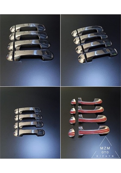 Ford Connect Krom Kapı Kolu 4 Kapı 2002-2014 P. Çelik Uyumlu