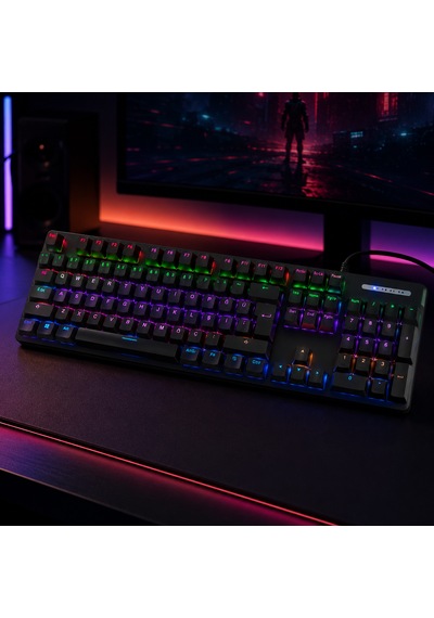 Türkçe Q Mekanik Gaming Klavye Kl-138 Rgb Aydınlatmalı Numpadli Kablolu Oyuncu Klavyesi