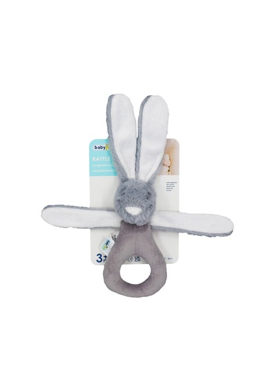 Babyjem Tutmalı Peluş Mini Tavşan 842 Gri