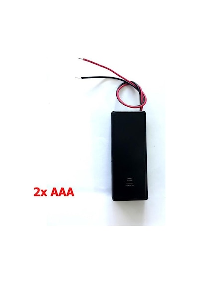 Electroon 2Xaaa Ince Kalem Pil Kutusu Kapaklı - 5Adet