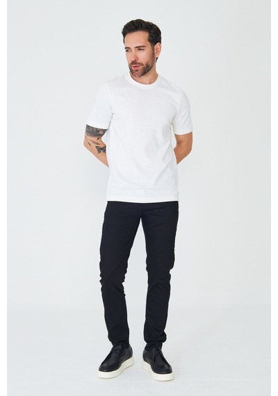 Siyah Spor Erkek Gabardin Pantolon