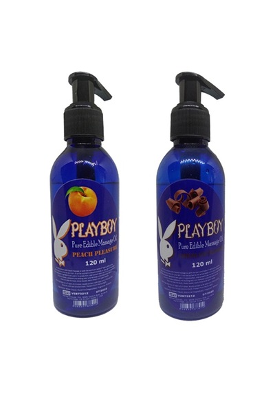 Playboy Şeftali Ve Çikolata Aromalı Masaj Yağı