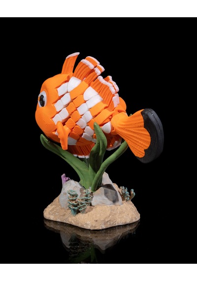 Hareketli Palyaço Balığı Ve Standı 10x7cm