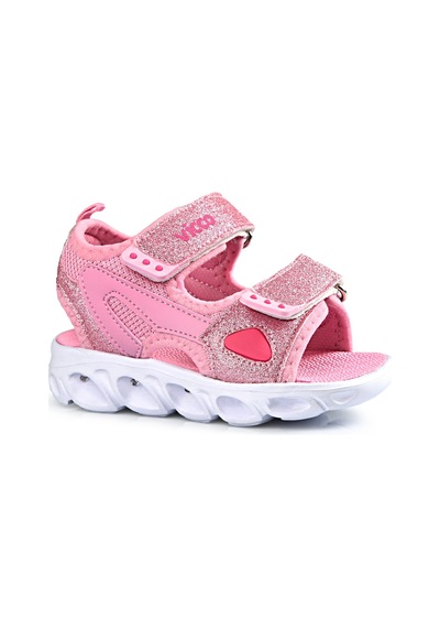 Vicco Roy Işıklı Ortopedik Çocuk Sandalet Pembe