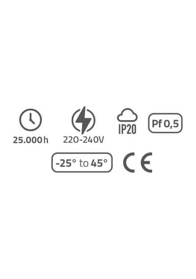 3 Watt Radar Sensörlü, Siyah Kasa, Amber Işık Merdiven, Koridor, Basamak, Hol Armatürü - Led Armatür Siyah