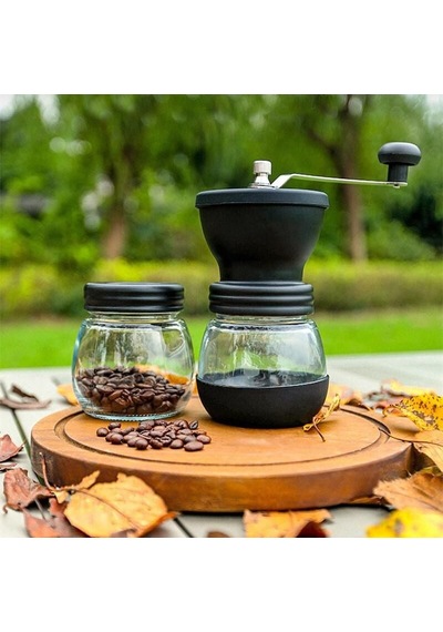 Madfox Cofee Mate Kahve Değirmeni Kahve Öğütücü Siyah