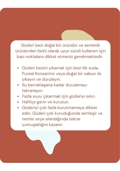 Pureal Güderi Bezi Bej