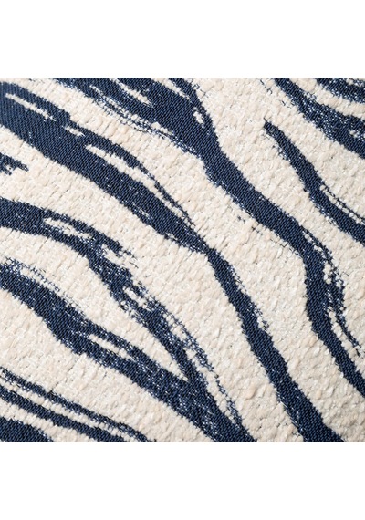 Lexroo Alice Wavy Kırlent Lacivert 30x50
