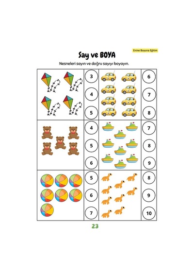 Okul Öncesi Pratik Matematik Kitabı