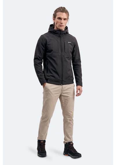 Slazenger Centra Erkek İçi Polarlı Rüzgar Ve Su Geçirmez Softshell Siyah Mont & Kaban Slazenger Centra Erkek İçi Polarlı Rüzgar Ve Su Geçirmez Softshell Siyah Mont & Kaban