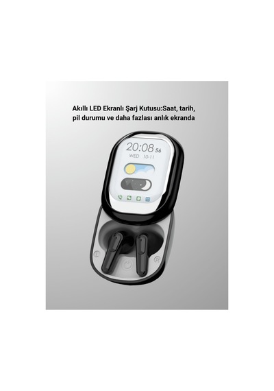 Kişiselleştirilebilir Led Ekranlı Bluetooth Kulaklık Oyun & Müzik Modlu Renk