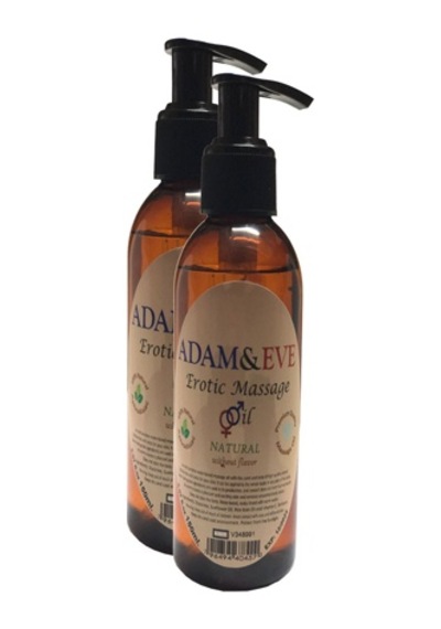 Hintohu Adam&eerkeklere Kadınlara Özel Sade Vücut Masaj Yağı Pure Edible Massage Oil 125ml 2 Adet