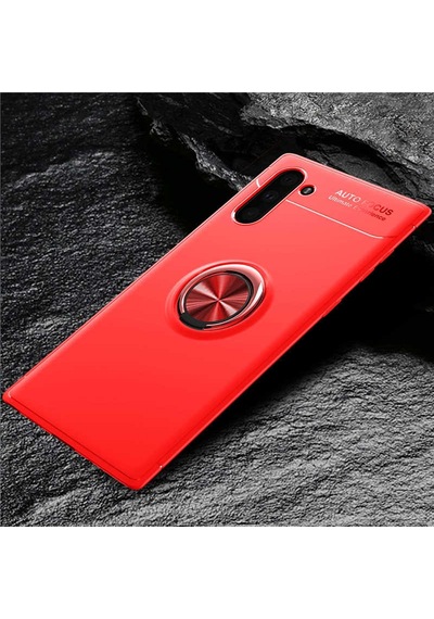 Samsung Galaxy Uyumlu Note 10 Kılıf Yüzüklü Kamera Korumalı Range Ring Silikon Kılıf