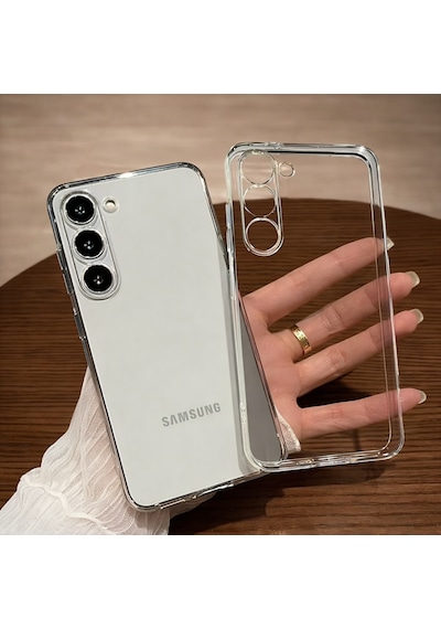 Samsung Uyumlu Galaxy A17 5g Kılıf Şeffaf Kamera Korumalı 3d