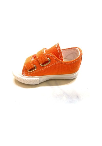 Çocuk Çırtlı Ayakkabı .kız Çocuk Işıklı Sneaker, Turuncu