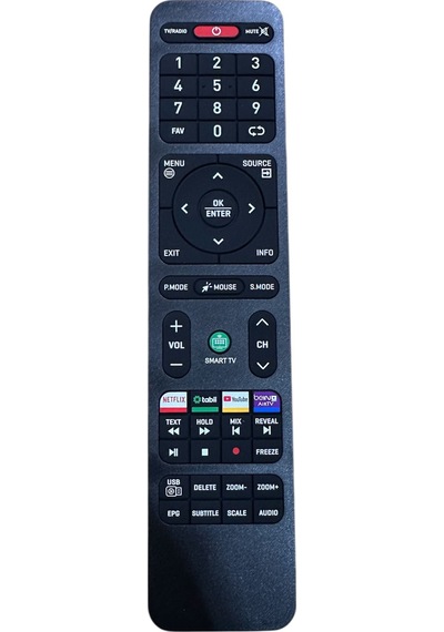 Onvo & Saba Lcd Tv Uyumlu Smart Kumanda Netflix Youtube Kısayollu