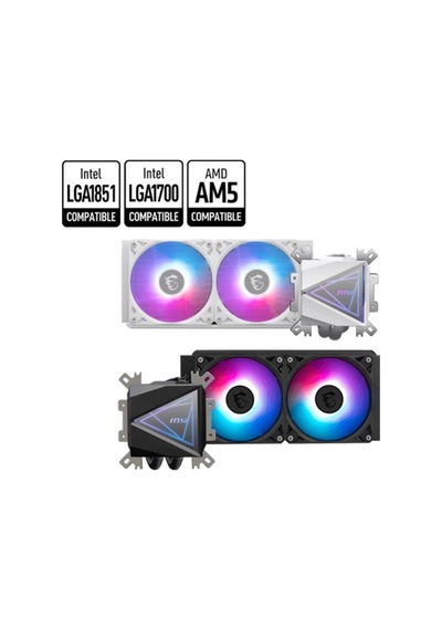Mag Corelıquıd I240 240 Mm Sıvı İşlemci Soğutucusu Siyah