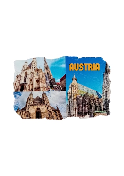 Avusturya Temalı Fresco Magnet