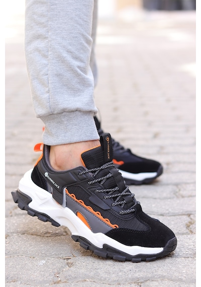 Hammer Jack Ster Memory Foam Erkek Sneaker Ayakkabı 167800000348 01 Siyah Siyah