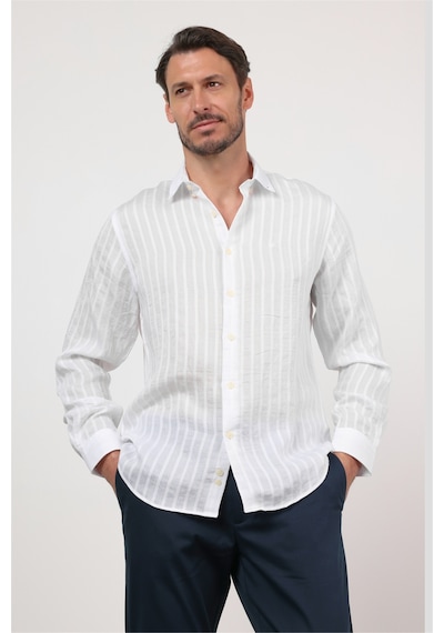 İmza Beyaz Düğmeli Yaka Uzun Kol Cepsiz Slim Fit Gömlek 1004260165 İmza Beyaz Düğmeli Yaka Uzun Kol Cepsiz Slim Fit Gömlek 1004260165