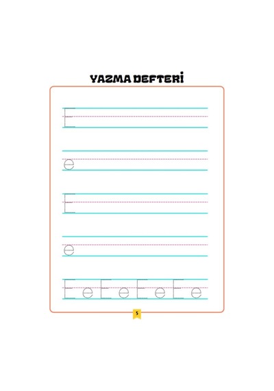 Okuma Yazma Yaz-Sil Defteri Bitmeyen Defter