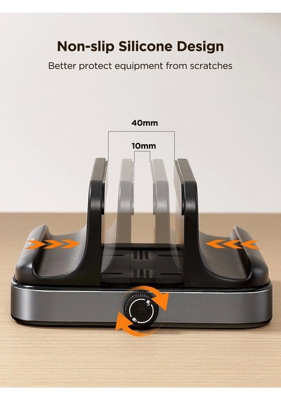 Joyroom Zs374 Dikey Laptop Telefon Ve Tablet Tutucu Masaüstü Organizer Stand Çok Renkli