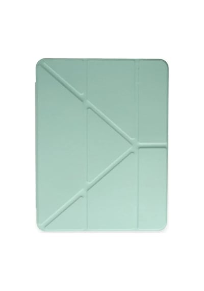 Mey İthalat Apple iPad Pro 11 2024 Kılıf Kalemlikli Mars Tablet Kılıfı - Açık Yeşil
