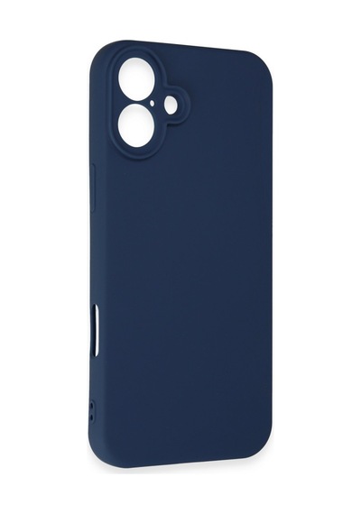 Apple iPhone Uyumlu  16 Uyumlu Kılıf First Silikon - Lacivert