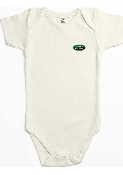 Zepplin Giyim Land Rover Logo Pembe Bebek Body Zıbın